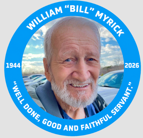Memorial portrait of William ‘Bill’ Myrick, 1944–2026